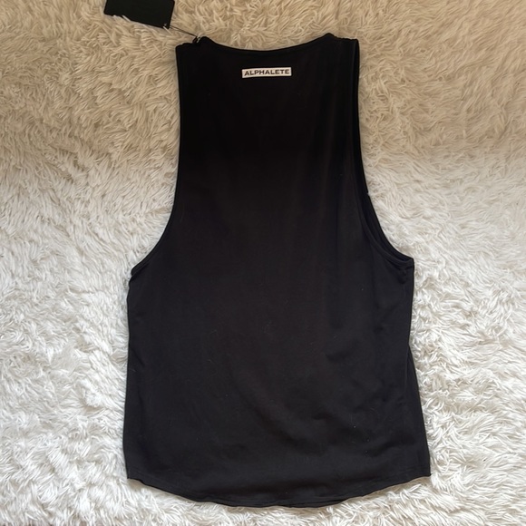 NWT Mens size large Alphalete black workout shirt - Picture 6 of 7